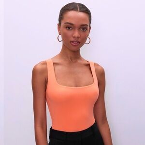 Babaton Aritzia Contour Coral Pink Tank Bodysuit